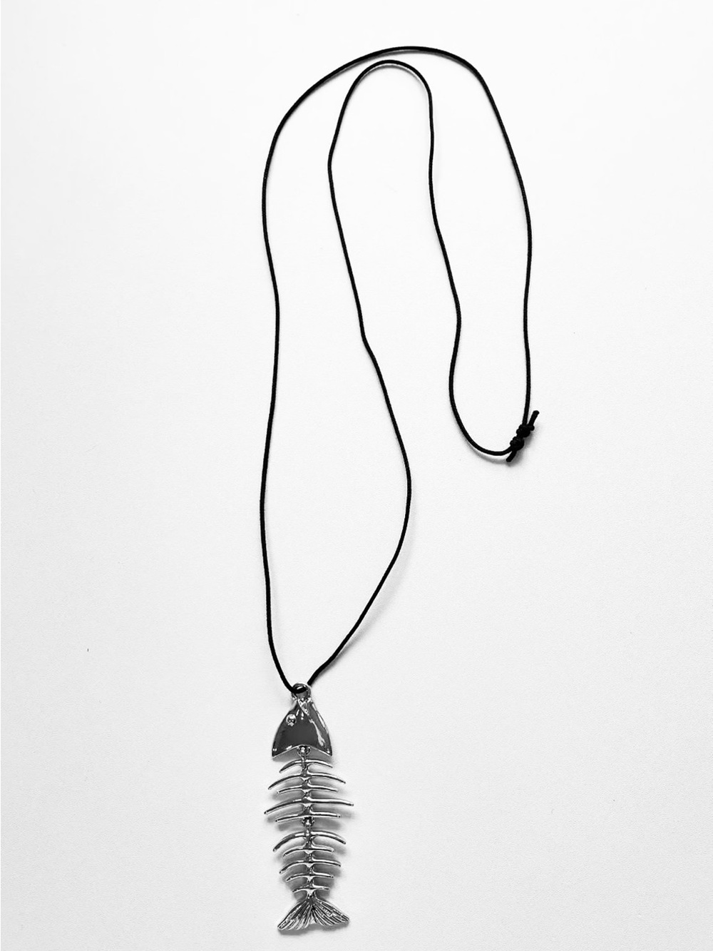 Alloy Fish Adjustable Length Cord Necklace: 100cm by Mayamar